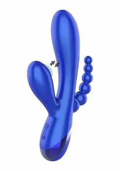 Xocoon Triple Love Vibrator Multi-Function Silicone System, Purple