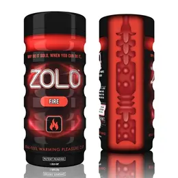 Zolo Cup Fire - Intimate Stimulation System, Compact, Textured Canal