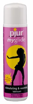 Pjur MyGlide 100ml Water-Based Warming Lubricant with Ginseng Extract