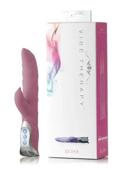 Vibe Therapy Bliss Pink Silicone Intimate Machine 26cm Waterproof 7 Modes