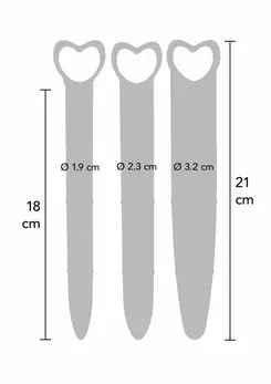 Silicone Vaginal Dilators Set 3pcs - Soft Medical-Grade System
