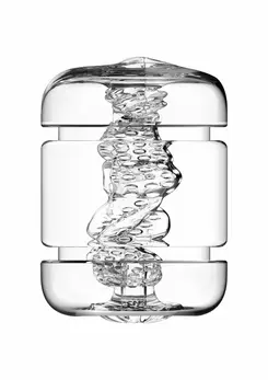 PRIVATE Crystal Clear Dual-Sided Intimate Sleeve Transparent 21 cm