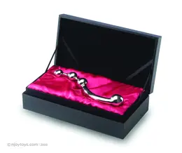 njoy Fun Wand Stainless Steel Intimate Massager 20cm Ergonomic Design
