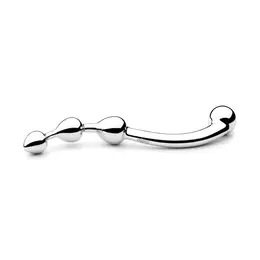 njoy Fun Wand Stainless Steel Intimate Massager 20cm Ergonomic Design