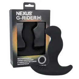 Nexus G-Rider Plus Black - Multi-Intensity Vibrating Silicone Device