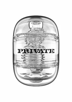 PRIVATE Clear Shot Dual-Sided Intimate Machine Transparent Hard Case