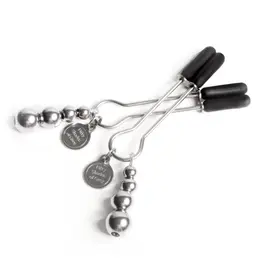 Fifty Shades of Grey The Pinch Adjustable Silicone Nipple Clamps 8.3cm