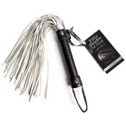 Fifty Shades of Grey Please Sir Flogger Soft Faux Leather 38cm Black-Silver