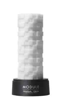 Tenga 3D Module Intimate Stimulation System - Cube Texture, 156 mm