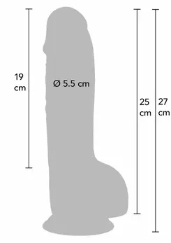 INFERNO by HIDDEN DESIRE PVC Model 25 cm Anatomical Intimate Device