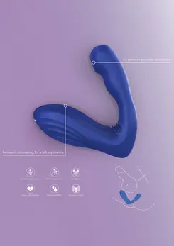 Xocoon Alpha Arouser Air System Intimate Massager Black Remote IPX7