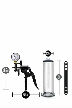Blush Novelties VX8 Premium Vacuum Enhancement Pump Black 23cm