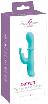 beau coeur Oriven Rabbit Vibra Dual Action Silicone Intimate Device 17.8cm