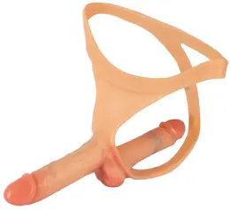 You2Toys Double Penis Thong Liquid Silicone Adjustable Black 62 cm
