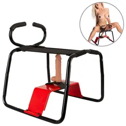 The Banger Ultimate Intimate Stool with Silicone Accessory, Black
