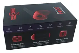 CockBlock FROT Massager Double Tunnel Intimate Machine 20cm Black/Red