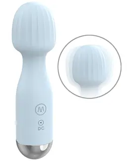 beau coeur Vanyor Mini Wand Massager Compact Silicone 15.4cm Pink