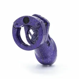 CB-X CB-6000 Guarded Galaxy Glitter Purple Chastity System ABS Kit