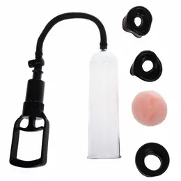 BAILE Precision Pump with Erection Enhancer 19cm Silicone System