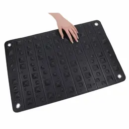 Sportsheets Edge Punishment Mat Black - Adjustable Pressure Foam System