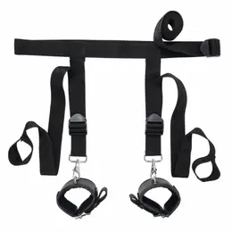 Sportsheets Edge Door Restraints Black - Adjustable Door Anchor System