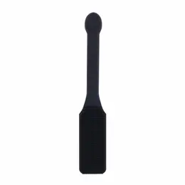 Sportsheets Edge Silicone Paddle Black - Flexible Textured Impact Tool