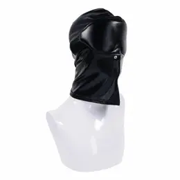 Sportsheets Edge Black Out Hood Black - Sensory Deprivation Mask