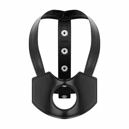 Bedroom Fantasies Head Strap On Black - Adjustable Intimate Harness
