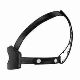 Bedroom Fantasies Head Strap On Black - Adjustable Intimate Harness