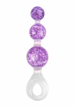 ToyJoy Crystal Trio Medium Plug - Liquid Silicone, Sparkling Design