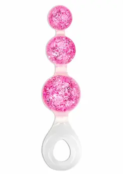 ToyJoy Crystal Trio Medium Plug - Liquid Silicone, Sparkling Design
