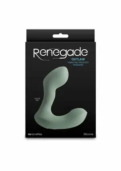 NS Novelties Renegade Outlaw Prostate Vibrator Dual Motor Silicone Black