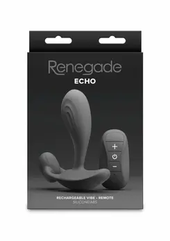 NS Novelties Renegade Echo Prostate Plug - Silicone, Remote-Controlled, Rechargeable