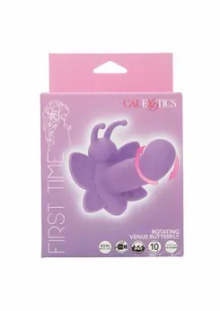 Venus Butterfly Rotating Stimulator Silicone USB Waterproof Pink