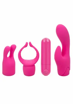 Lovers Collection Multi-Function Waterproof Kit with 3 Silicone Attachments