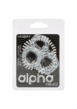 CalExotics Silicone Beaded Rings Set of 3 - Flexible Liquid Silicone