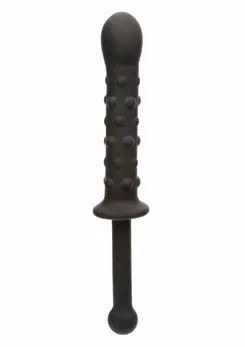 CalExotics Bendy Beaded Probe Flexible Silicone Dual-Ended Black