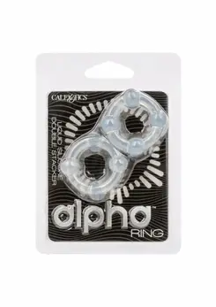 CalExotics Silicone Double Stacker Rings Premium Liquid Silicone Set