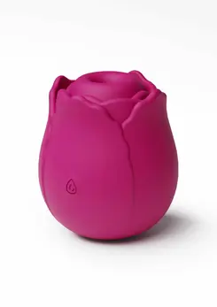 The Vibrating Rose Intimate Silicone Massager, Rechargeable, Waterproof