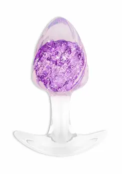 ToyJoy Crystal Plug Medium Liquid Silicone Glam Look 8713221845078