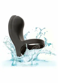 Closer Rechargeable Ring Feel Silicone Double Ring, 10 Modes, Waterproof