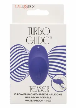 Glide Turbo Glide Teaser Massager - 10 Modes, Waterproof, USB Rechargeable
