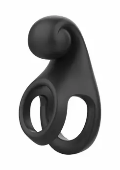 TOYJOY The Aladin Ultimate Couple Ring Rechargeable Silicone Black