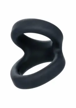 Alpha Liquid Silicone Snug Tugger Ergonomic Support Ring Black