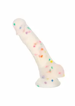 Party Boy Studs Silicone Model 13.25 cm with Suction Cup, Black