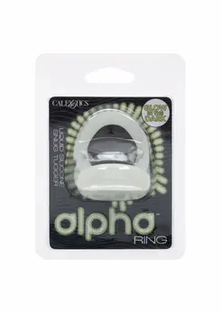 CalExotics Alpha Liquid Silicone Snug Tugger Comfort Ring Black