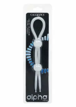 CalExotics  Alpha Liquid Silicone Dual Lasso Adjustable Support System Black