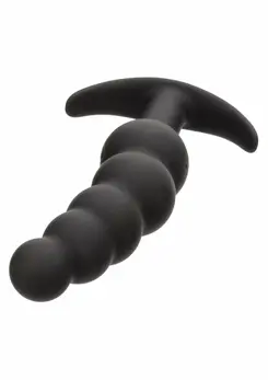 CalExotics Boundless Vibrating X5 Beaded Plug Silicone Waterproof Black