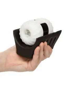 CalExotics Optimum Power Thruster Rechargeable Intimate Machine, 5 Modes, Black