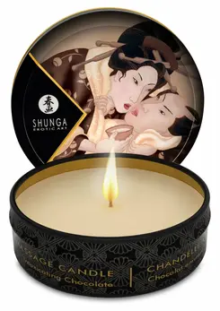 Mini Massage Candle 6 pcs - Sparkling Strawberry Wine Aroma, Natural Oils